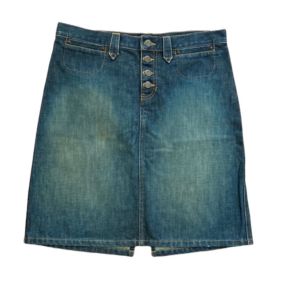Vintage Abercrombie & Fitch Button Fly Denim Skirt